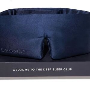 Drowsy Silk Sleep Mask - Midnight Blue